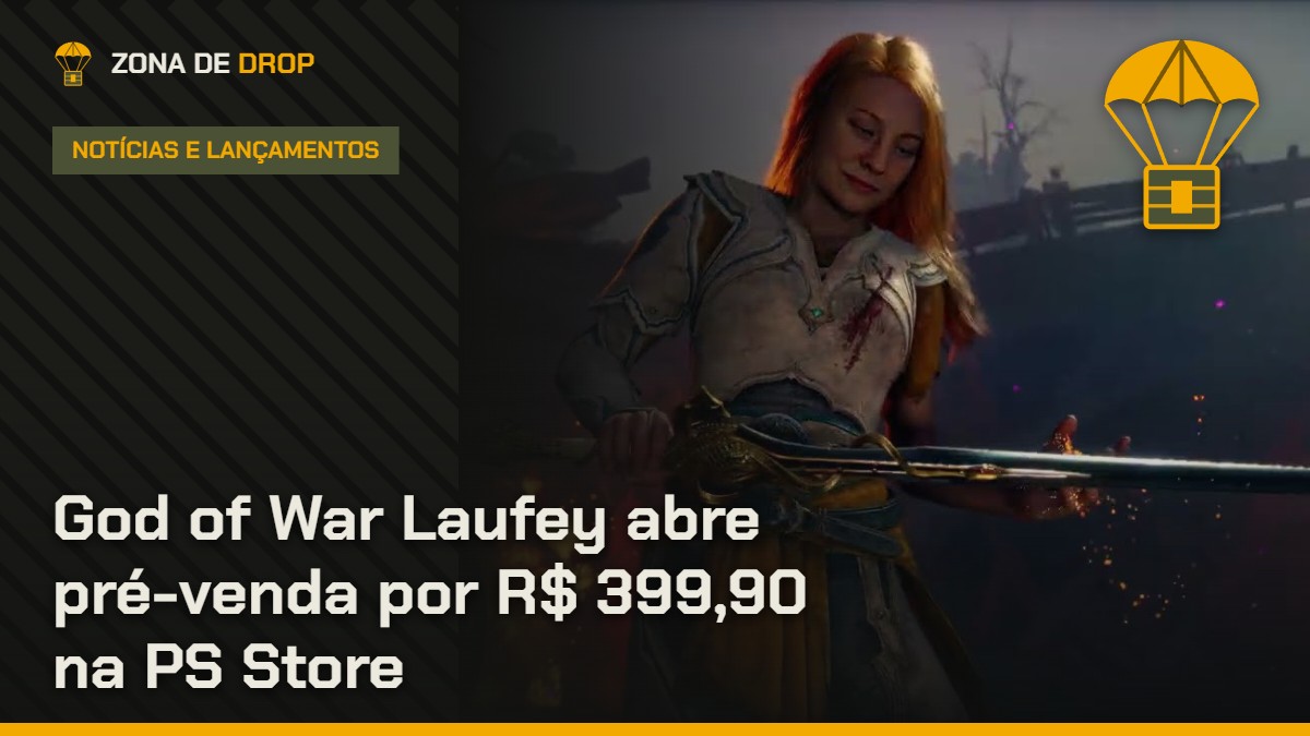 Capa: God of War Laufey abre pré-venda por R$ 399,90 na PS Store — Zona de Drop