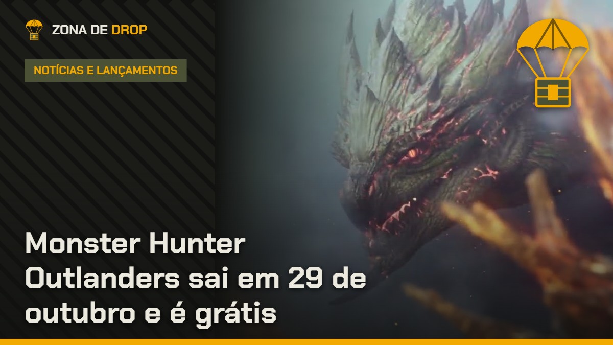 Capa: Monster Hunter Outlanders sai em 29 de outubro e é grátis — Zona de Drop