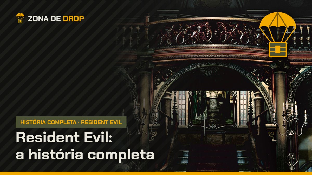 Capa: Resident Evil, a história completa — Zona de Drop