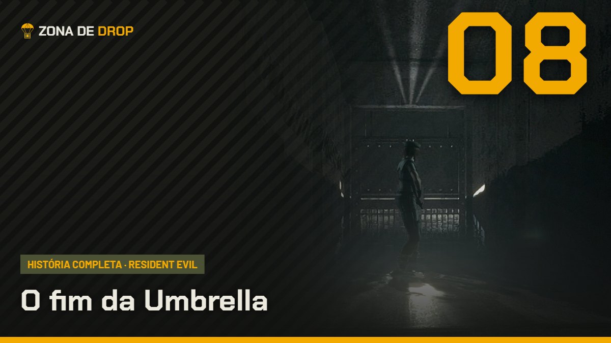 Capa: Resident Evil Parte 8, o fim da Umbrella — Zona de Drop