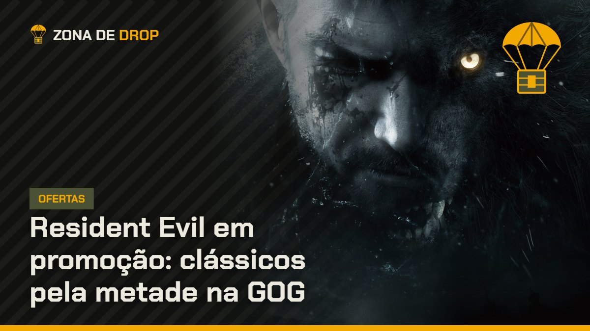 Capa: Resident Evil em promoção, clássicos pela metade na GOG — Zona de Drop