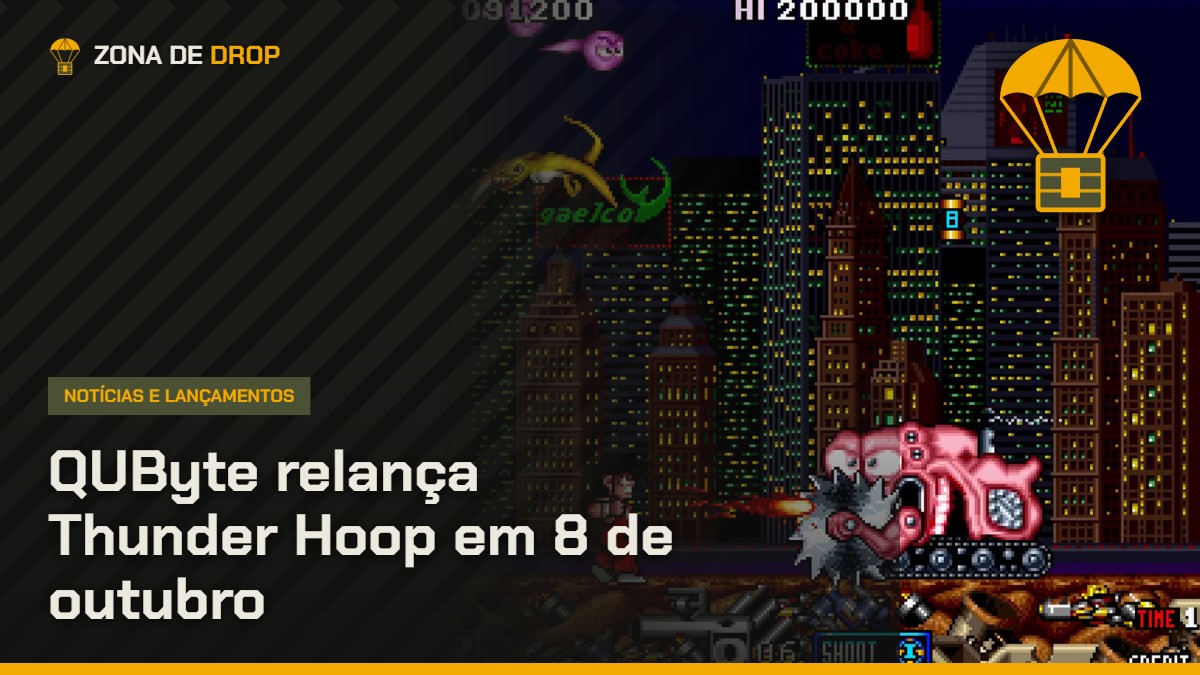 Capa: QUByte relança Thunder Hoop em 8 de outubro — Zona de Drop