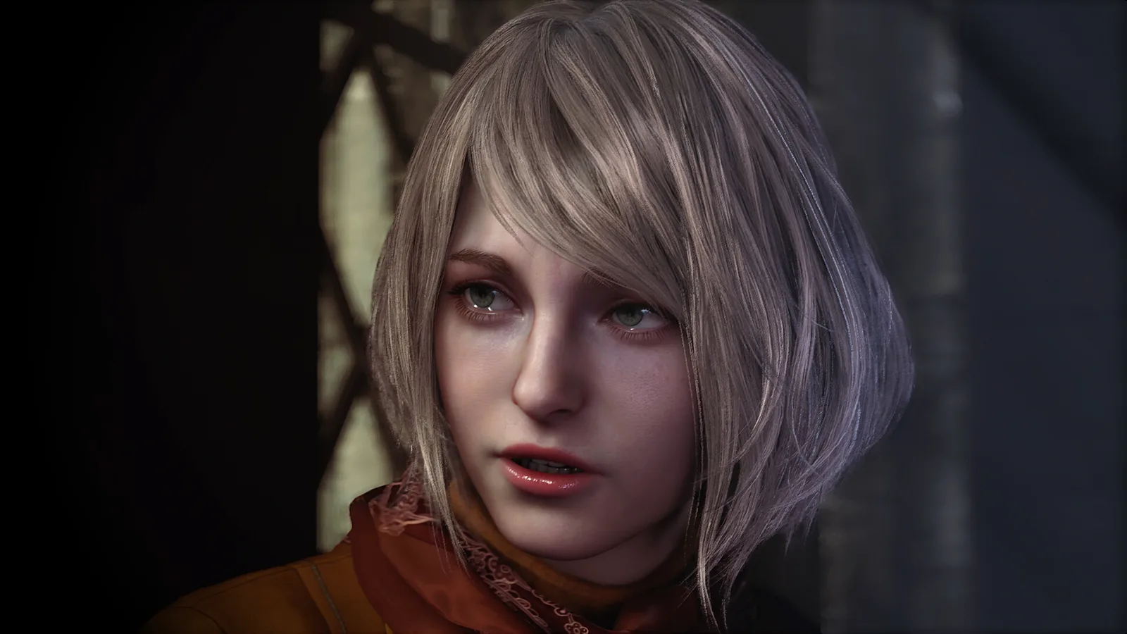 Ashley Graham em close em Resident Evil 4 (2023)