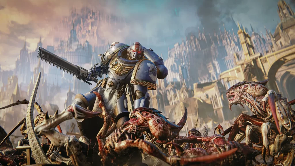 Cena de combate em Warhammer 40,000: Space Marine 2